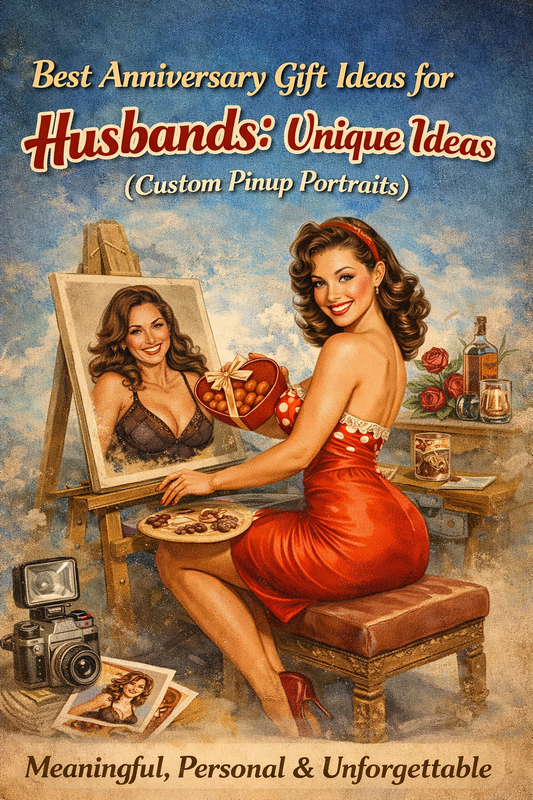 Best Anniversary Gifts for Husbands: Unique Ideas (Custom Pinup Portraits)