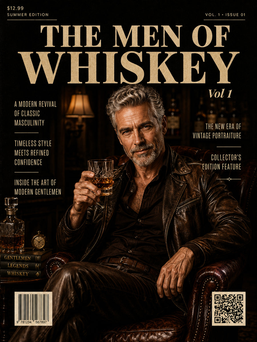 Men of Whiskey custom portrait style