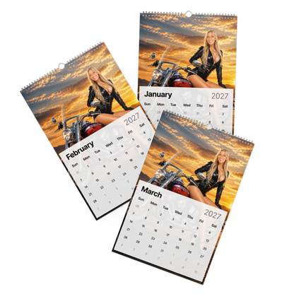 2027 wall calendar product mockup